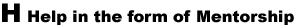 Help in the form of Mentorship